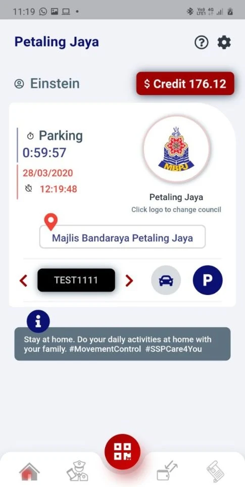 Smart Selangor Parking screenshot